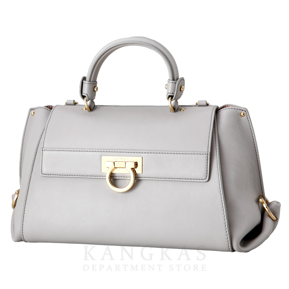 FERRAGAMO(USED)페레가모 간치니 탑핸들 플랩백